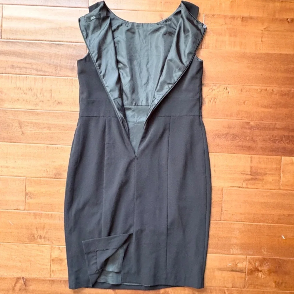 MARK & SPENCER Pleated‎ Evening Mini Dress Red Stitch UK 14